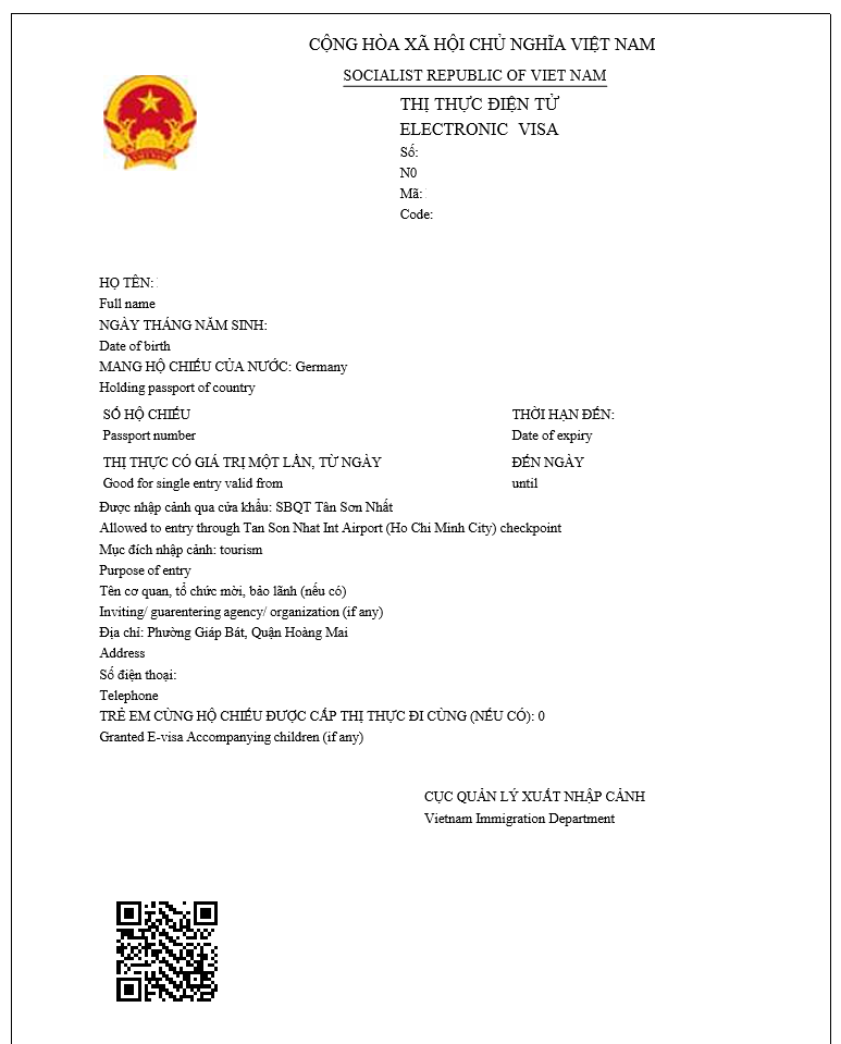 copy of Vietnam evisa